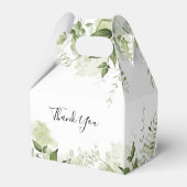 緑葉のシグネチャー結婚スクリプト フェイバーボックス (裏面サイド)