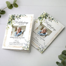 緑葉の写真葬式