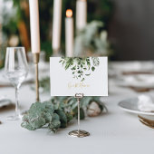 緑葉の座席表 招待状