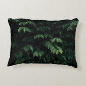 緑葉の木 アクセントクッション (裏面)