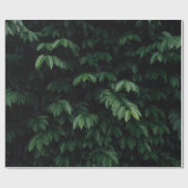 緑葉の木 ラッピングペーパー (フラット)