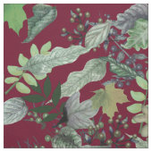緑葉の果実 |紅葉 ファブリック (見本)
