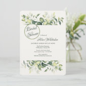 緑葉の花嫁の招待 招待状 (スタンド正面)