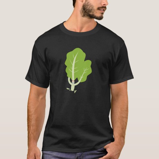 緑葉カンランのランナー Tシャツ (正面)