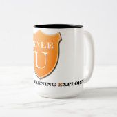 緑葉カンランUの飲み物のマグ ツートーンマグカップ (正面右)