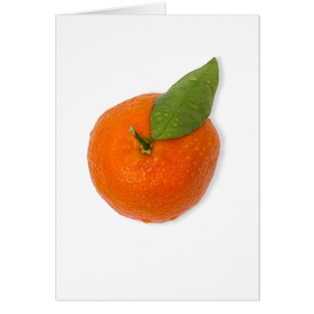 緑葉付きマンダリン (正面)