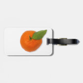 緑葉付きマンダリン ラゲッジタグ (裏面横)