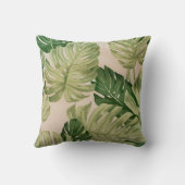 緑葉型枕 クッション (裏面)