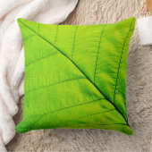 緑葉枕 クッション (ブランケット)