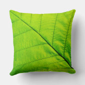 緑葉枕 クッション (裏面)