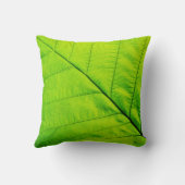緑葉枕 クッション (裏面)