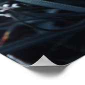 緑葉植物のクローズアップ写真 ポスター (角)