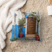 緑葉植物の壁付近 クッション (ブランケット)