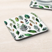 緑葉植物性自然 コースター (左側)
