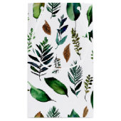 緑葉植物性自然 スモールペーパーバッグ (裏面)