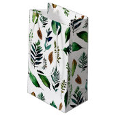緑葉植物性自然 スモールペーパーバッグ (裏面アングル)