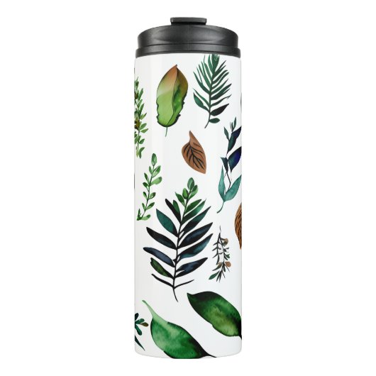 緑葉植物性自然 タンブラー (正面)