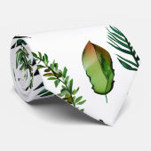 緑葉植物性自然 ネクタイ (ロール)