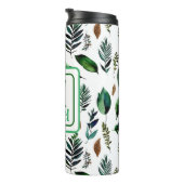 緑葉植物性自然 パーソナライズされた タンブラー (回転右)