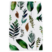 緑葉植物性自然 ミディアムペーパーバッグ (裏面)