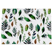 緑葉植物性自然 ラージペーパーバッグ (正面)