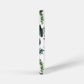 緑葉植物性自然 iPhoneケース (右側面)
