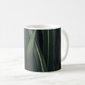 緑葉植物 コーヒーマグカップ (正面右)