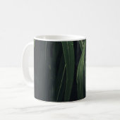 緑葉植物 コーヒーマグカップ (正面左)