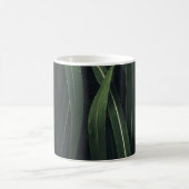 緑葉植物 コーヒーマグカップ (中央)