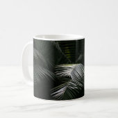 緑葉植物 コーヒーマグカップ (正面左)