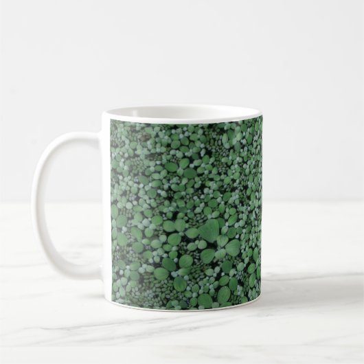 緑葉植物 コーヒーマグカップ (左)