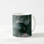 緑葉植物 コーヒーマグカップ (正面右)