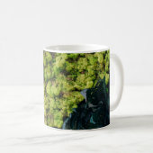 緑葉植物 コーヒーマグカップ (正面右)