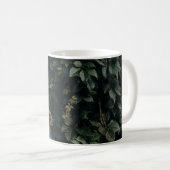 緑葉植物 コーヒーマグカップ (正面右)