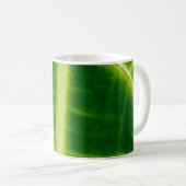 緑葉植物 コーヒーマグカップ (正面右)