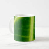 緑葉植物 コーヒーマグカップ (正面左)