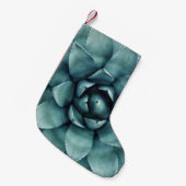 緑葉植物 スモールクリスマスストッキング (正面 (吊り時))