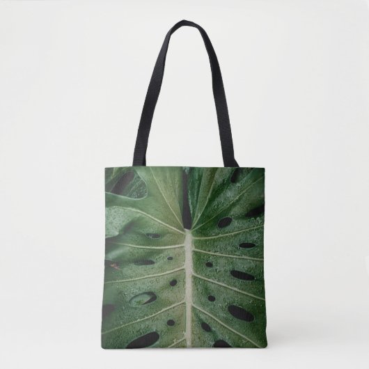 緑葉植物 トートバッグ (正面)