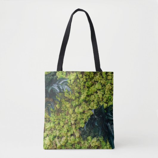 緑葉植物 トートバッグ (正面)