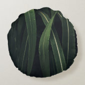 緑葉植物 ラウンドクッション (裏面)