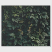 緑葉植物 ラッピングペーパー (フラット)