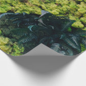 緑葉植物 ラッピングペーパー (角)