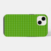 緑葉模様 iPhoneケース (裏面横)