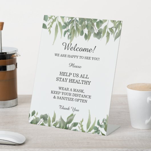 緑葉樹の葉結婚の安全 台座サイン (インサイチュ)