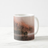 緑葉樹及び体水 コーヒーマグカップ (正面右)