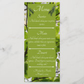 緑葉結婚のメニュー メニュー (正面)