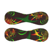 緑葉色と黄色の火色曲線 野球ボール (パネル)