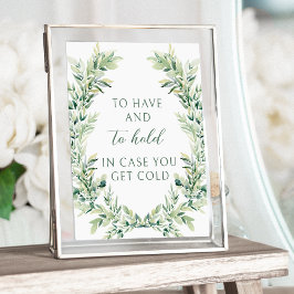 緑葉色のボホ結婚の毛布ポスター ポスター