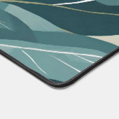 緑葉色の品揃え デスクマット (コーナー)