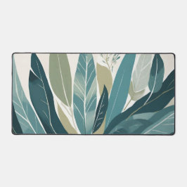 緑葉色の品揃え デスクマット